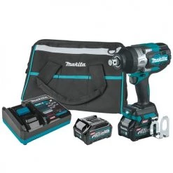 Makita 40V Max XGT High-Torque 3/4" Square Drive Impact Wrench w/ Friction Ring Anvil (2.5Ah) Kit GWT01D