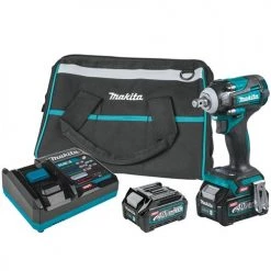 Makita 40V Max XGT 1/2" Square Drive Impact Wrench w/ Friction Ring Anvil (2.5Ah) Kit GWT04D