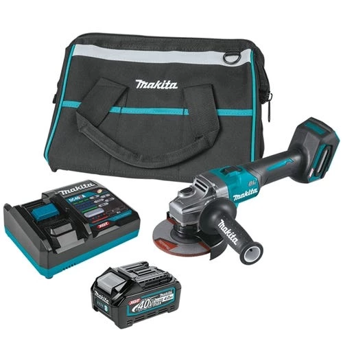 Makita 40V Max XGT 5" Angle Grinder w/ Electric Brake (4.0Ah) Kit GAG01M1 3 Makita 40V Max XGT 5" Angle Grinder w/ Electric Brake (4.0Ah) Kit GAG01M1