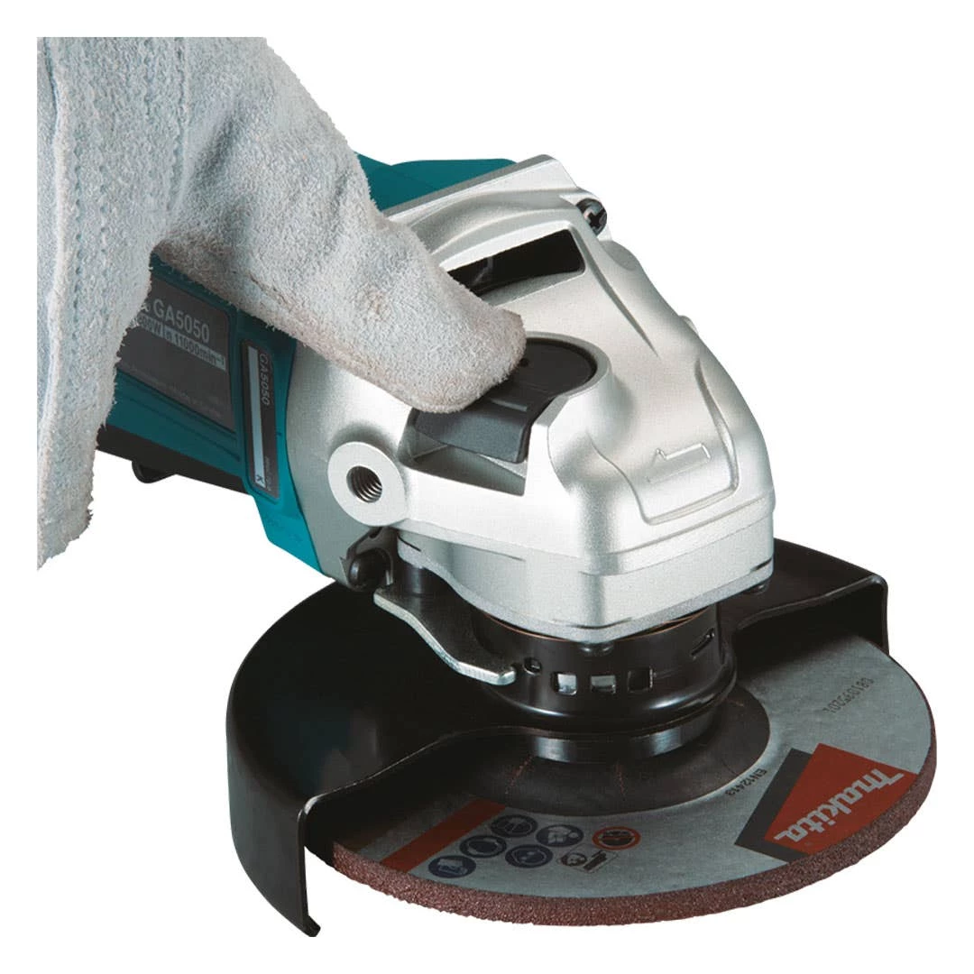 Makita 4-1/2" Corded Angle Grinder w/ Paddle Switch & Non-Removable Guard GA4553R 3 Makita 4-1/2" Corded Angle Grinder w/ Paddle Switch & Non-Removable Guard GA4553R - Image 2