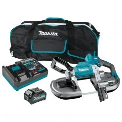 Makita 40V Max XGT Brushless Cordless Deep Cut Portable Band Saw (4.0Ah) Kit GBP01M1