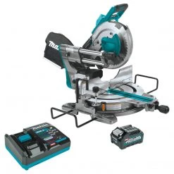 Makita 40V MAX XGT 10" Dual-Bevel Sliding Compound Miter Saw (4.0Ah) Kit GSL03M1