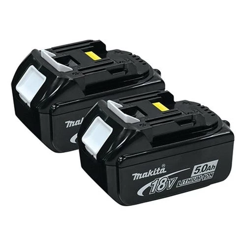 Makita 18V LXT Cordless 5.0Ah Lithium Ion 2-Pack Battery BL1850B-2 3 Makita 18V LXT Cordless 5.0Ah Lithium Ion 2-Pack Battery BL1850B-2
