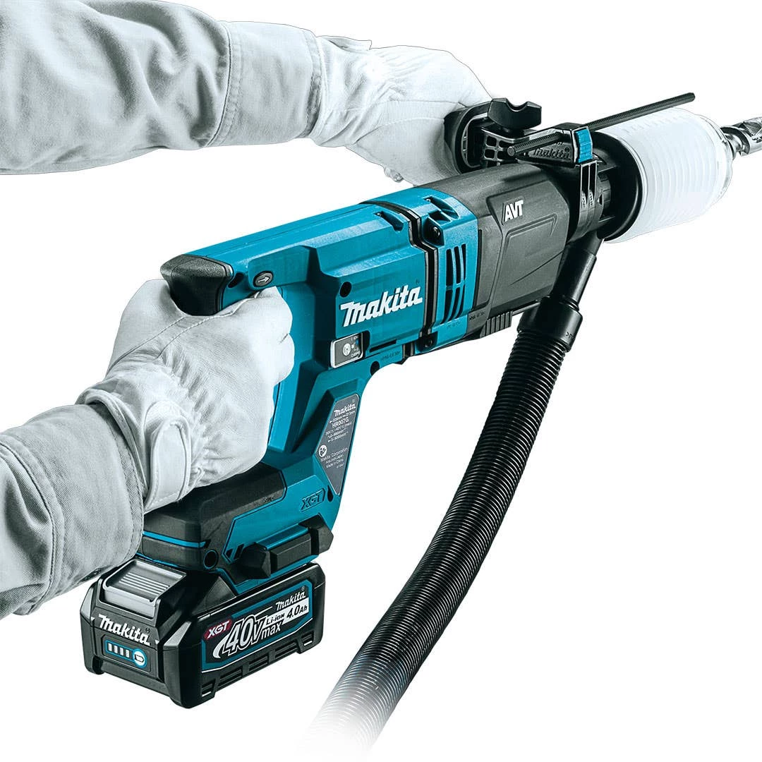 Makita 40V max XGT® Brushless Cordless 1-1/8" AVT® Rotary Hammer (D-Handle) Kit, accepts SDS-PLUS bits, AFT®, AWS® Capable (4.0 Ah) 5 Makita 40V max XGT® Brushless Cordless 1-1/8" AVT® Rotary Hammer (D-Handle) Kit, accepts SDS-PLUS bits, AFT®, AWS® Capable (4.0 Ah) - Image 3