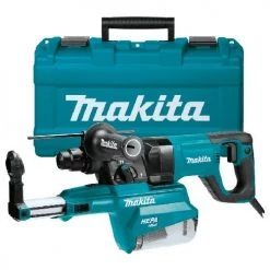 Makita 1" AVT Rotary Hammer accepts SDS-Plus bits w/ HEPA Dust Extractor (D-handle) HR2661