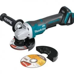 Makita 18V LXT Brushless 5"" Paddle Switch Cut-Off/Angle Grinder w/ Electric Brake (Tool Only) XAG11Z